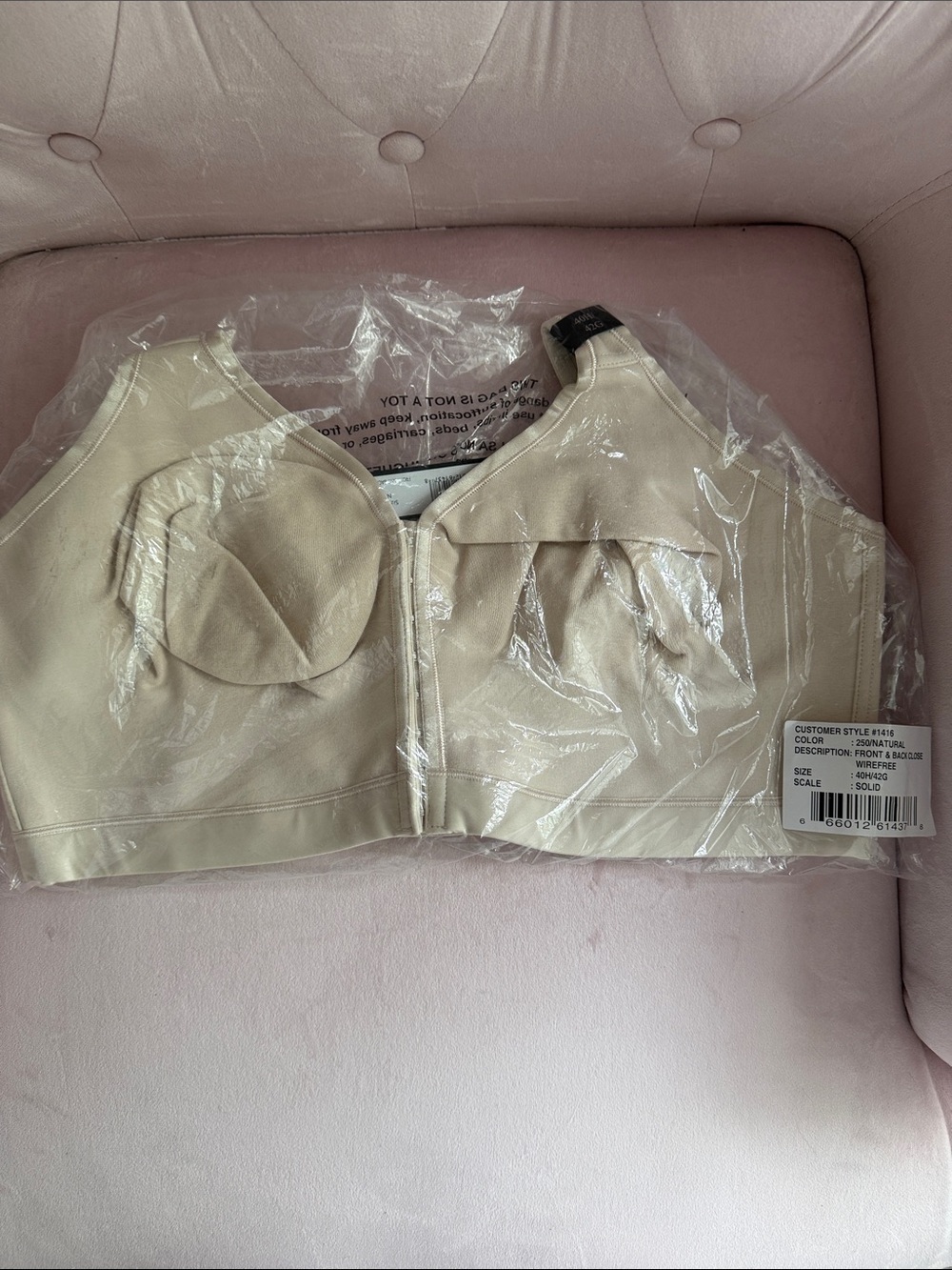 Curvy Couture Wirefree bra 40H/42G